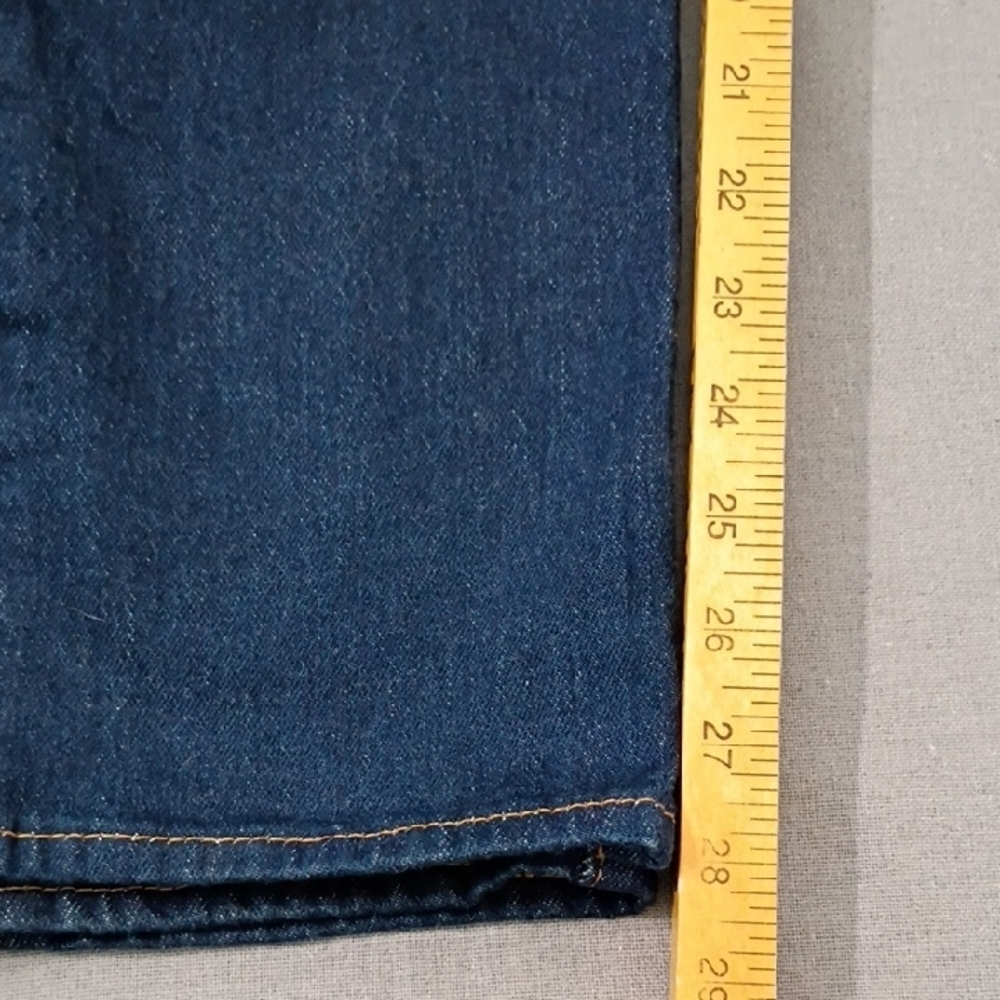 Levi's 501 Men's Dark Blue Straight Jeans Button Fly Size 32 - Picture 10 of 11